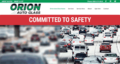 Desktop Screenshot of orionautoglass.com